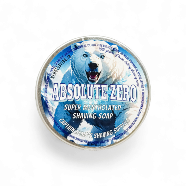 Captain Nemo's Absolute Zero Super Mentholated Shaving Soap - Image 2