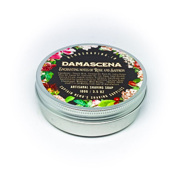 Captain Nemo's Damascena Rose Saffron Shaving Soap