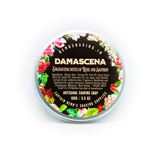 Captain Nemo's Damascena Rose Saffron Shaving Soap - Image 2