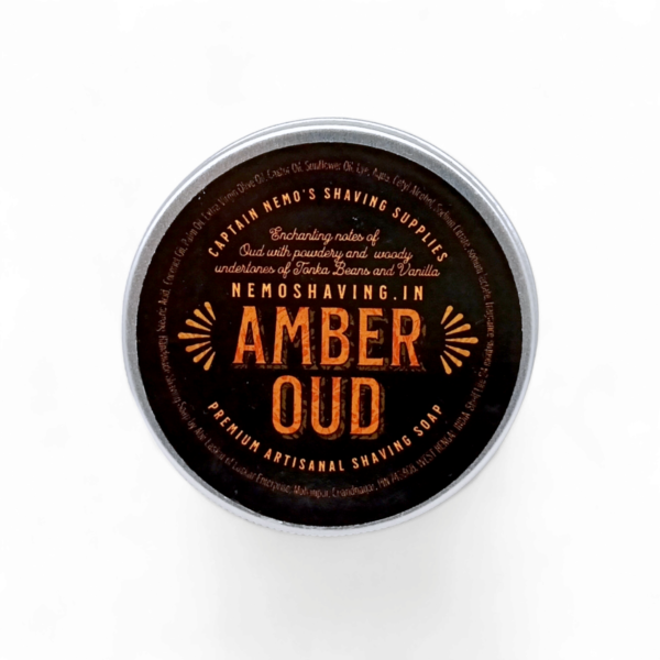 Captain Nemo's Amber Oud Shaving Soap - Image 2